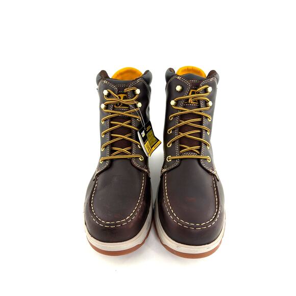 Caterpillar Men\'s Friar Brown Impact Safety Toe Waterproof Work Boots Size 11 main image 5